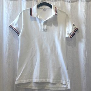 White Champion Short Sleeve Polo Shirt - XS